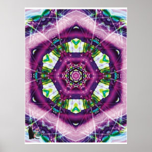 Violette Kaleidoskop Poster