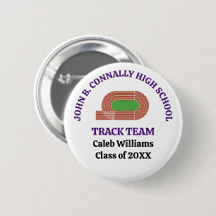 Violette Leichtathletikmannschaft der High School, Button