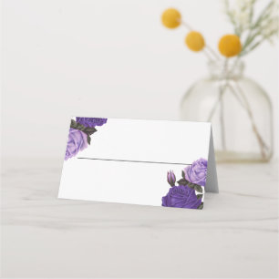 Violette Lila Rose Platzkarte