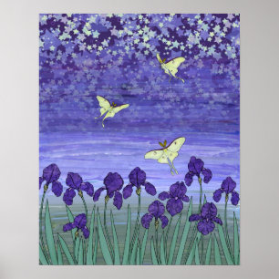 violette Nacht Poster