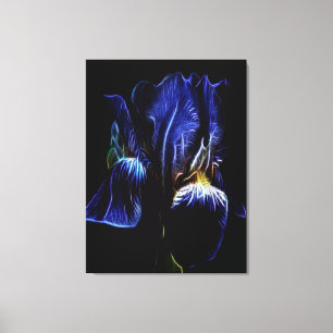 Violette Schwertlilie Leinwanddruck