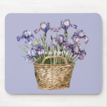 Violette Schwertlilienblüten
