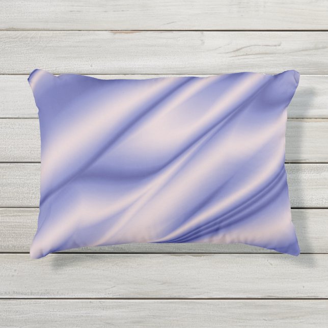 Violette silk Beschaffenheit Kissen Für Draußen (Vorderseite)
