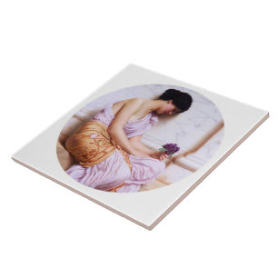 Violette, Süßviolette c1908 Fliese