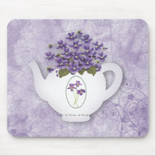 Violette Teekanne Mousepad