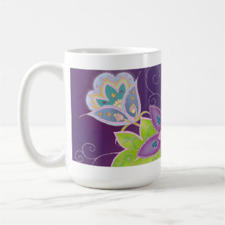 Violette Tulpe-Kaffee-Tasse Kaffeetasse