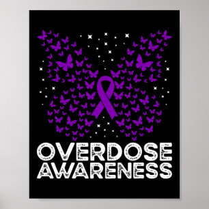 Violette Überdosis-Bewusstseins-Schleifen-Schmette Poster