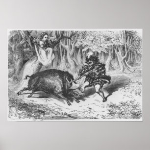 Violette und Ourson Poster