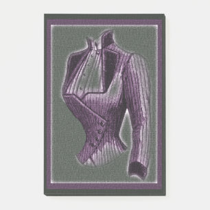 Violette viktorianische Bluse Post-it Klebezettel