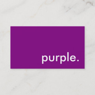 Violette. Visitenkarte