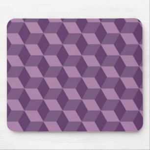 VIOLETTE WÜRFEL MUSTER MOUSEPAD