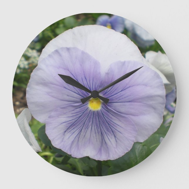 Violetten Große Wanduhr (Vorderseite)