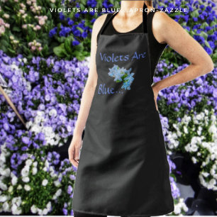 Violetten sind blau... All-Over-Druck Schürze