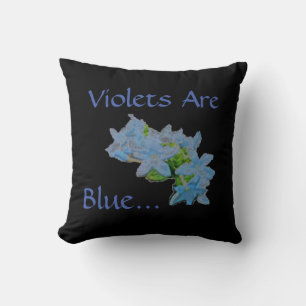 Violetten sind blau... kissen