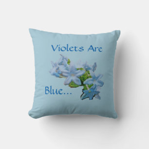 Violetten sind blau... kissen