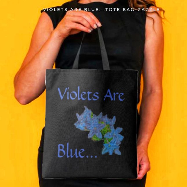 Violetten sind blau... tasche (Von Creator hochgeladen)