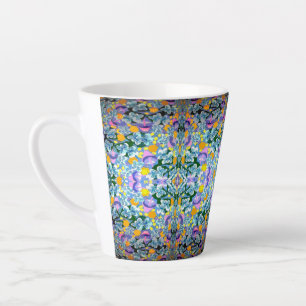 Violetten und Lampen Milchtasse