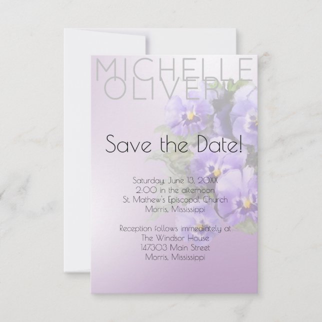 Violetten und Lavendel (Vorderseite)