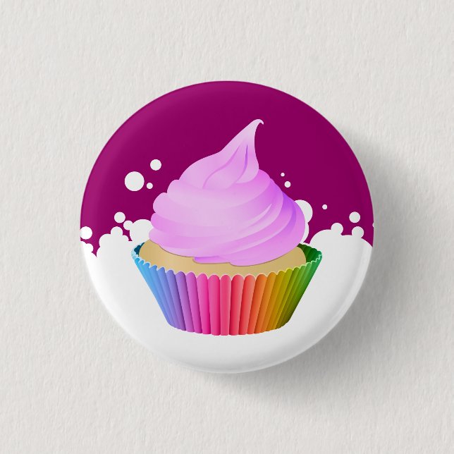 Violetter Button (Vorderseite)