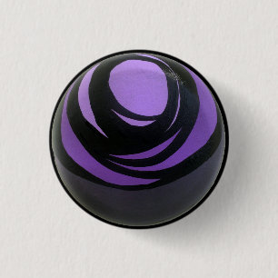 Violetter Chakra Knopf Button