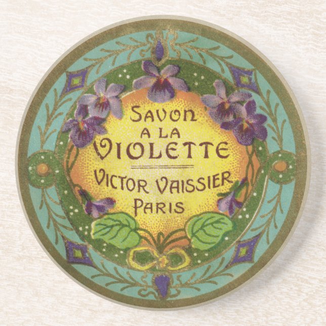 Violetter französischer sandstein untersetzer (Vorne)