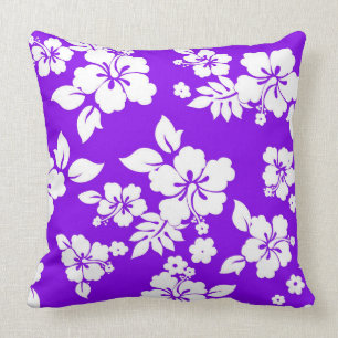 Violetter Hawaiianer Kissen