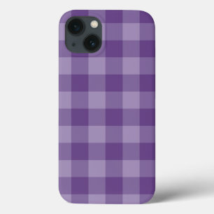 Violetter karierter Hintergrund Case-Mate iPhone Hülle