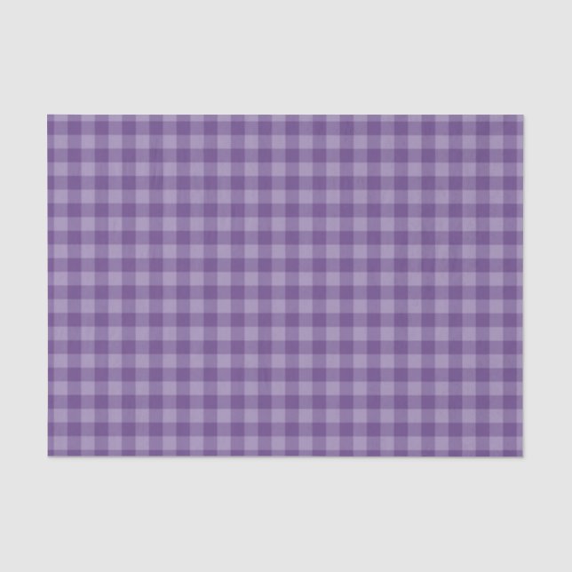 Violetter karierter Hintergrund Seidenpapier (Vorderseite)