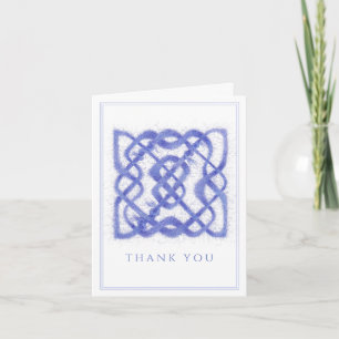 VIOLETTER KELTISCHER KNOTEN Danke-Karte Karte