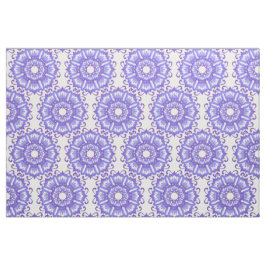 Violetter Mit Blumenmandala. Stoff
