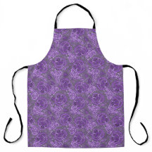 Violetter Paisley-Damask-Blumenmuster-Ethno-Stil