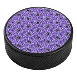 Violetter Puls Eishockey Puck