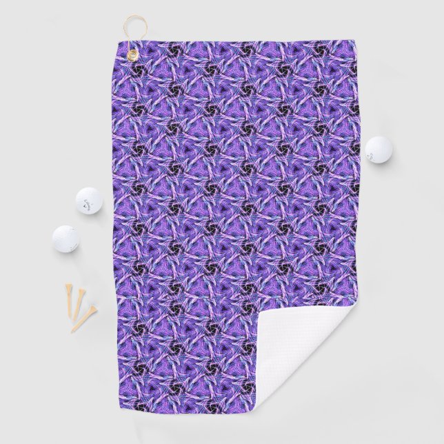Violetter Puls Golfhandtuch (Insitu)