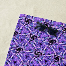 Violetter Puls Strandtuch