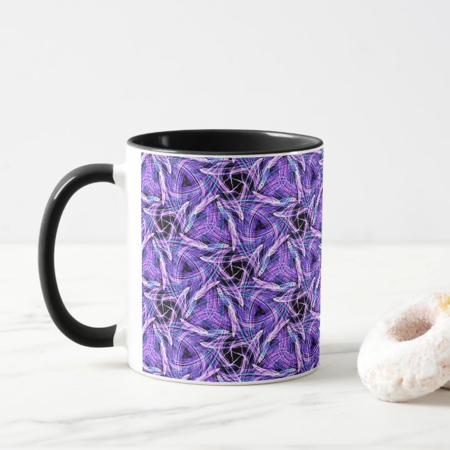 Violetter Puls Tasse (Mit Donut)
