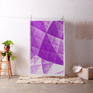 Violettes abstraktes Muster Stoff