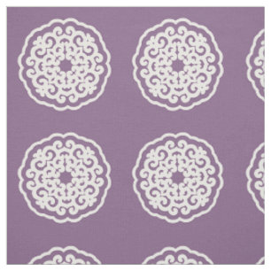 Violettes asiatisches Stimmungen Mandalla ~ Stoff