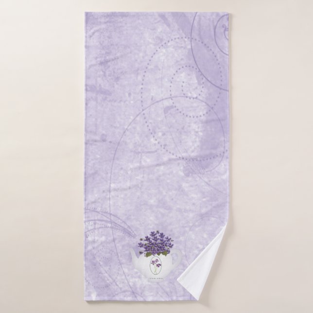 Violettes En Théâtre (Serviette de bain)