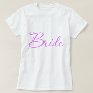 Violettes extravagantes Brautparty der T-Shirt