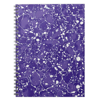 Violettes Marmormuster-Notizbuch Notizblock