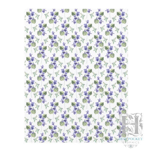 Violettes Scrapbook-Papier