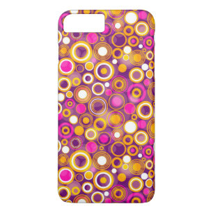 Violettes Tupfen-Muster Case-Mate iPhone Hülle