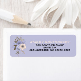 Violettpastel Pfirsichpfirsich Fünf Wilde Rose