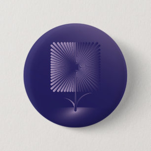 Violettquadrat Blume Button