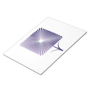 Violettquadrat Blume nb Notizblock