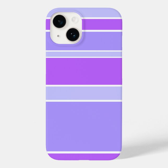 Violettstreifen Case-Mate iPhone 14 Hülle (Rückseite)