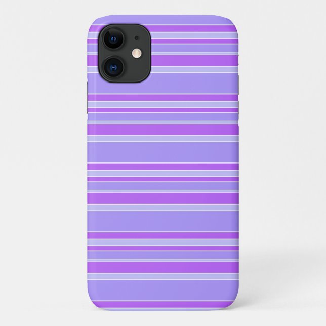 Violettstreifen Case-Mate iPhone Hülle (Rückseite)