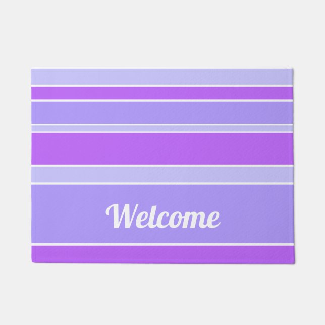 Violettstreifen Fußmatte (Vorderseite)