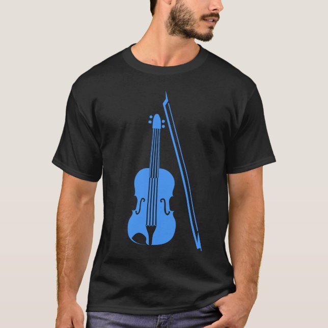 Violin - Baby Blue T-Shirt (Vorderseite)