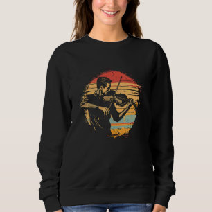 Violin Boy Artwork Chordophon für Jungen Sweatshirt